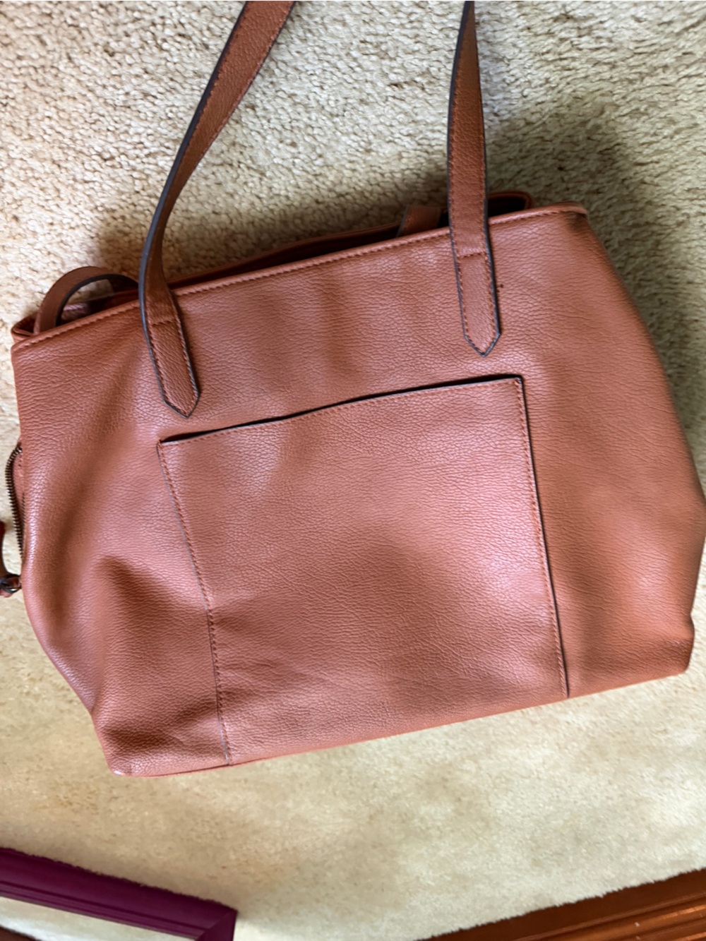 Classic Women's Tote Bag in Saddle Brown
